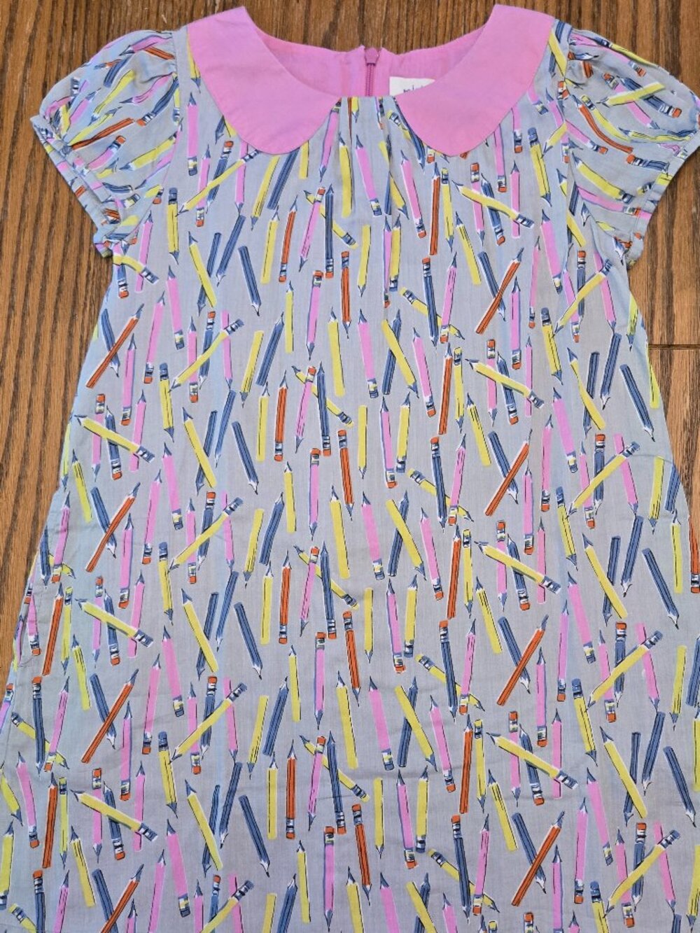 Mini Boden Back to School Pencil School Dress - Size 7-8 - Girls Summer.